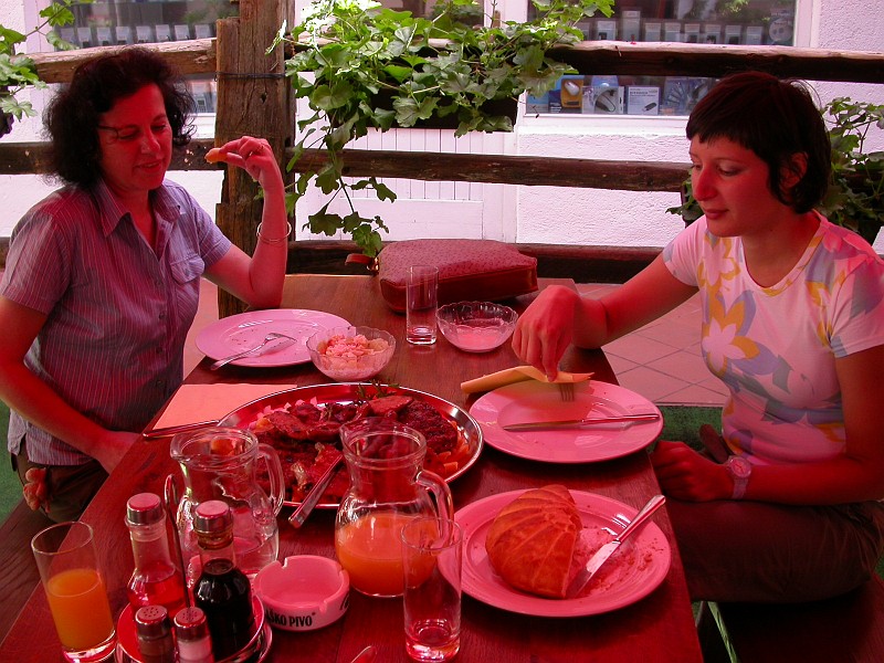 Dinner at a Serbian Resturant.JPG